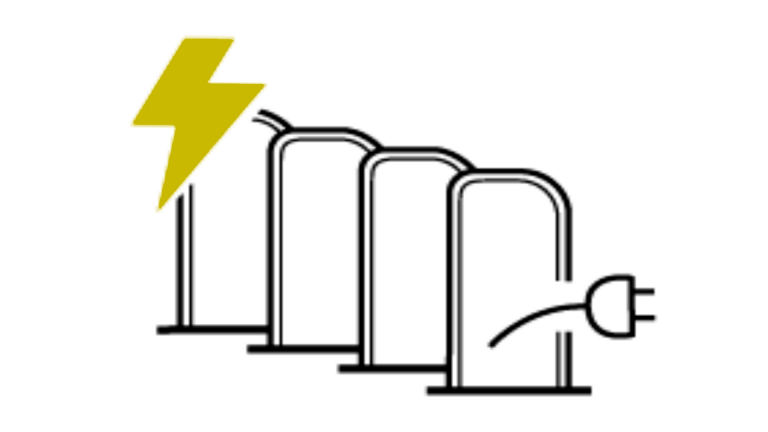 Electromovilidad MINI - ilustración - estaciones de carga